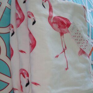 CARO HOME THREE PLUSH FLAMINGO BEACH TOWELS NEW 40X72